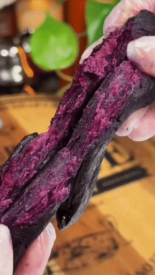 Healthy Low Fat Purple Sweet Potato Snack